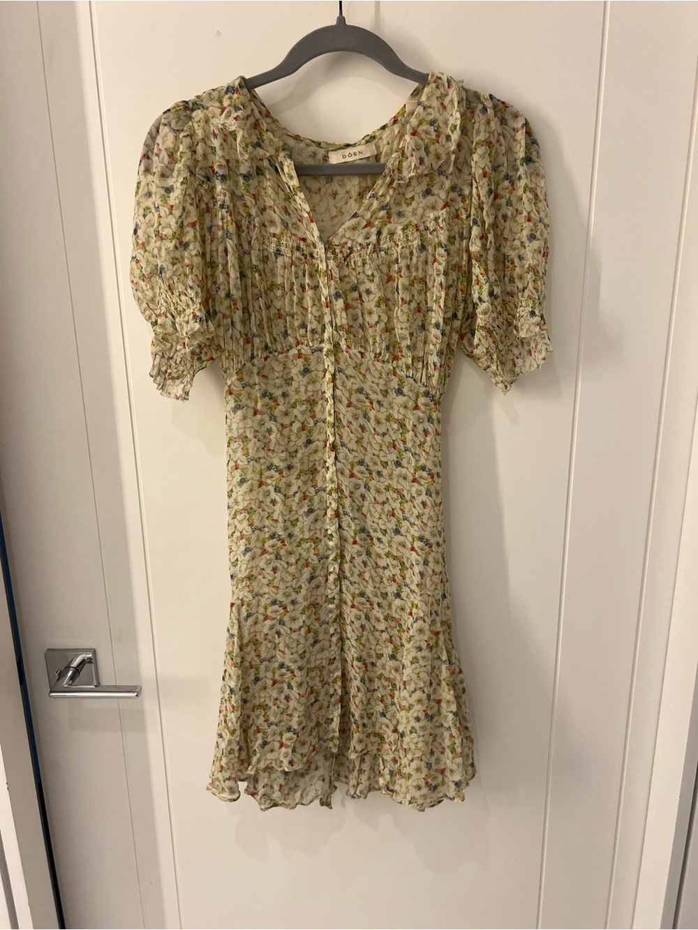 Doen Mira Dress Yellow Victoria Floral - Picture 2 of 4